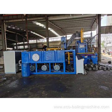 Horizontal Steel Shavings Turnings Briquette Making Machines